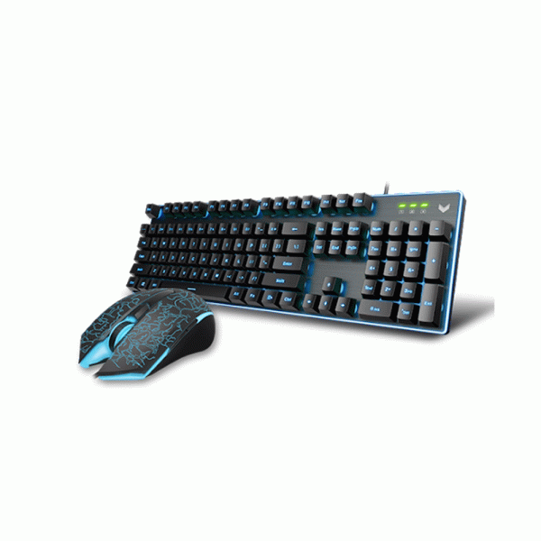 Rapoo V100S Backlit Gaming Keyboard & Optical Gaming Mouse